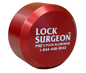 Pro Aluminum Puck Lock, Red, Calgary 1