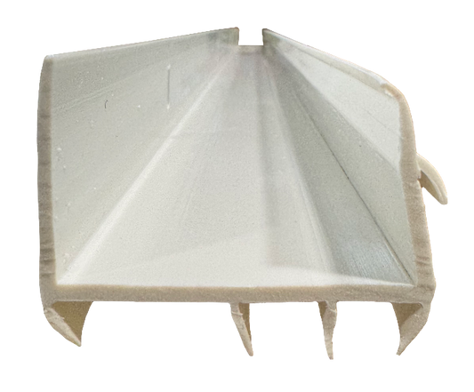 Residential white 1-3/4"x36" rubber fin door sweep Calgary 1