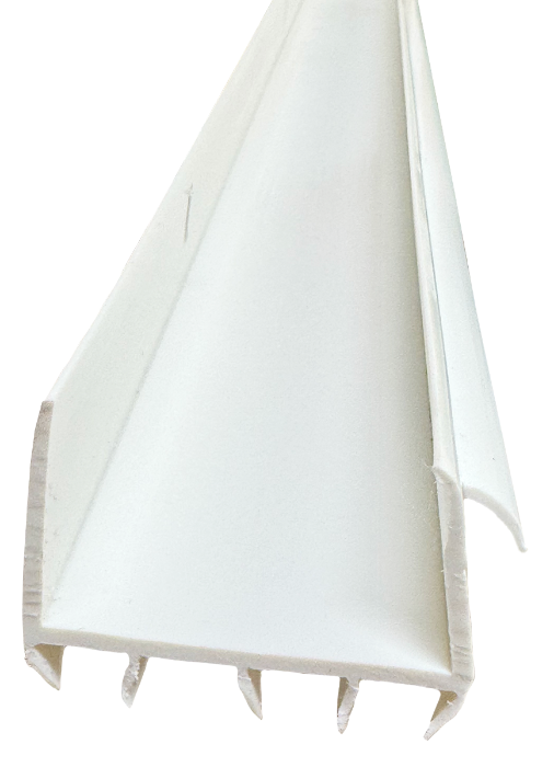 Residential white 1-3/4"x36" rubber fin door sweep Calgary 2