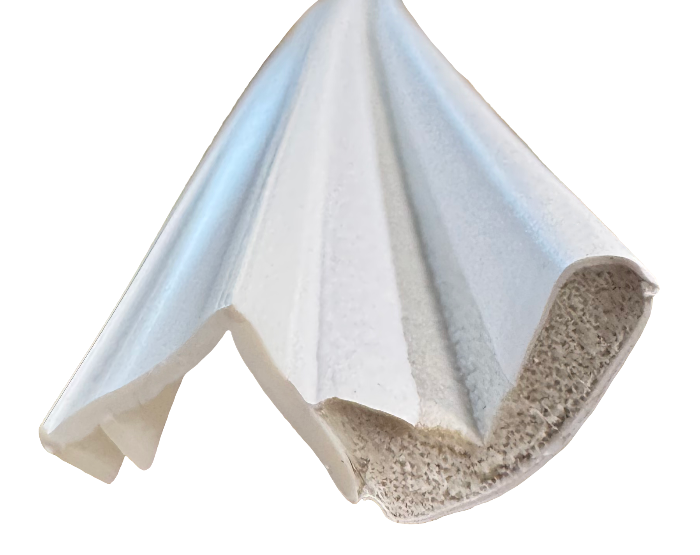 Residential White Single Door Kerf Weatherstrip Calgary 2