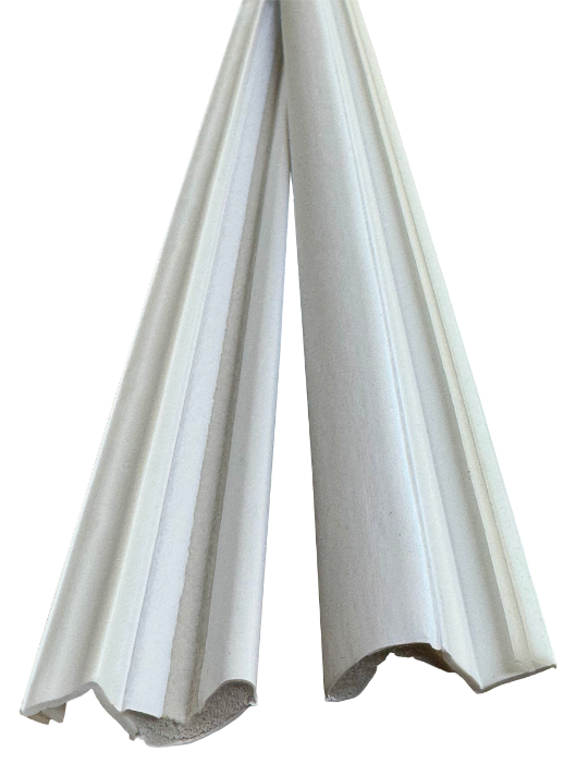 Residential White Single Door Kerf Weatherstrip Calgary 1