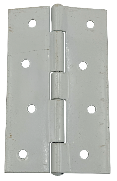 Folding Gate Hinge, White, Used For Expandable Folding Storefront Window Bar Gate 1