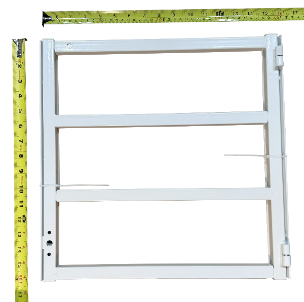 Expandable Residential Window Bar, Hinged, 4 Bars E23416