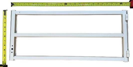 Expandable Residential Window Bar, Hinged, 3 Bars E23325