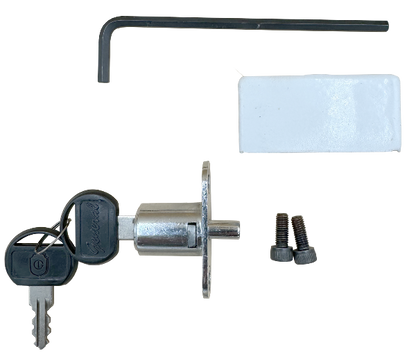 Expandable Residential Window Bar, locking parts and keys