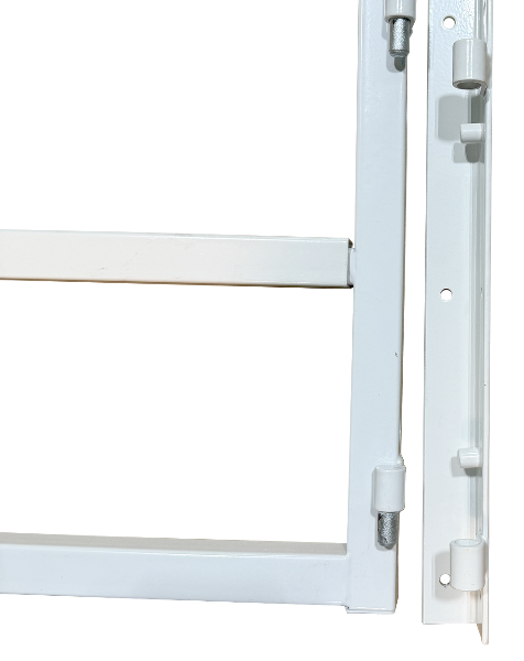 Expandable Residential Window Bar, Hinged