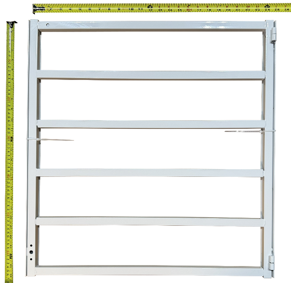 Expandable Residential Window Bar, Hinged, 6 Bars E23625