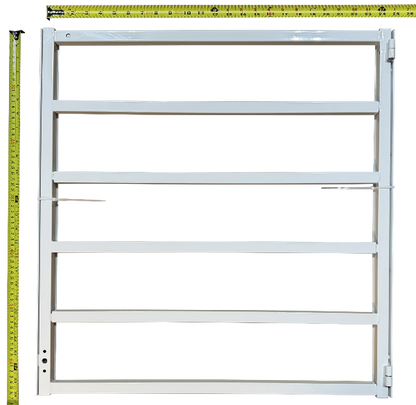 Expandable Residential Window Bar, Hinged, 6 Bars E23625