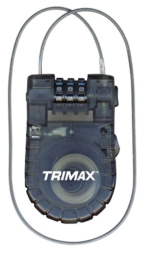 Retractable Cable, 3 Digit Combination Lock, 36" X 3mm Calgary 1