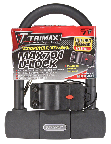 MAX Security U-Shackle Lock 3-1/2" X 5-1/2" w/ 15mm Shackle Calgary