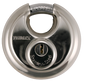 Stainless Steel 70mm Round Keyed Padlock Calgary 1