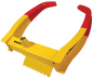 Deluxe Universal Wheel Chock Lock closed 6” Open 11.25” Reach 10.5” Calgary 1