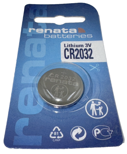 Maxcell 3V lithium button cell common in garage door remotes, check existing battery to match