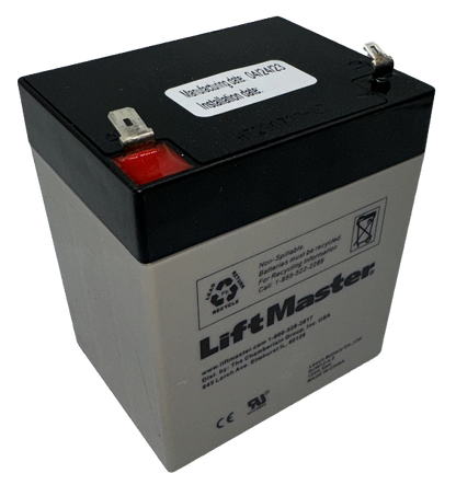 Residential Garage Door LiftMaster Backup Battery 12 Volt 4.5Amp For Integrated Battery Backup Units 2