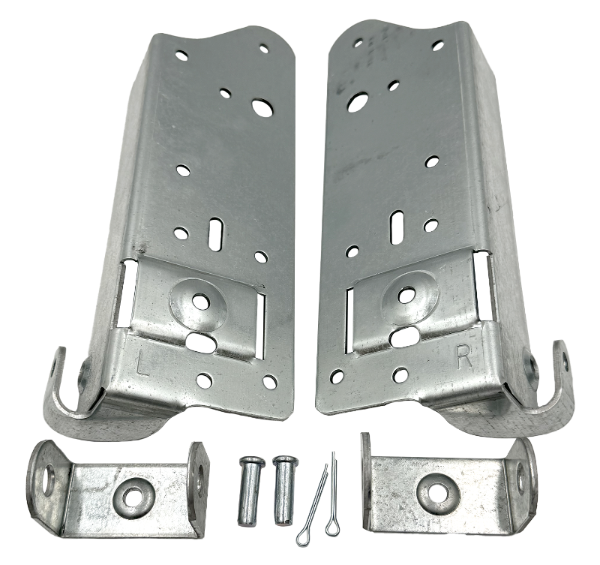 3 bottom bracket for various models of commercial garage doors holds bottom roller & cable attachment 1