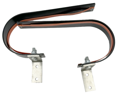 Commercial garage door spring/bracket for full vertical travel commercial doors acts as bumper/stop 3