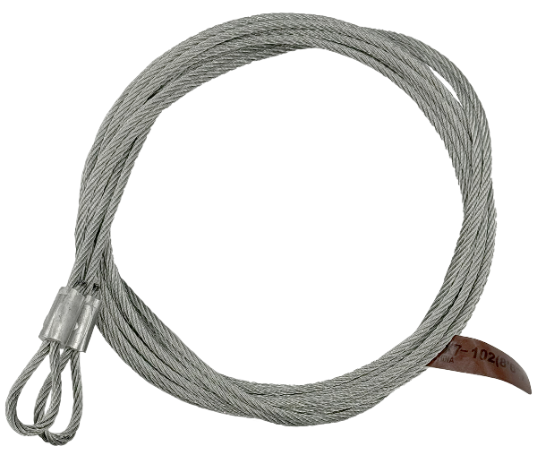 Residential replacement garage door cable assembly 2 set pre-made 1/8"x 8'6" for 7' high door 1