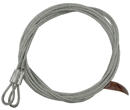 Residential replacement garage door cable assembly 2 set pre-made 1/8"x 8'6" for 7' high door 1