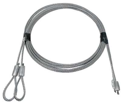 Residential Replacement Garage Door Cable Assembly Set of 2 Pre-made 3/32"x 8'6" For 7' Door 1