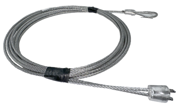 Residential Replacement Garage Door Cable Assembly Set of 2 Pre-made 3/32"x 8'6" For 7' Door 2