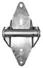 Commercial Replacement Garage Door Hinge #9 - 11 Gauge, Common on a Variety of Garage Door Brands 1