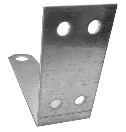 Commercial garage door coil cord offset bracket secures the coil cord to guide rail galvanized steel 2