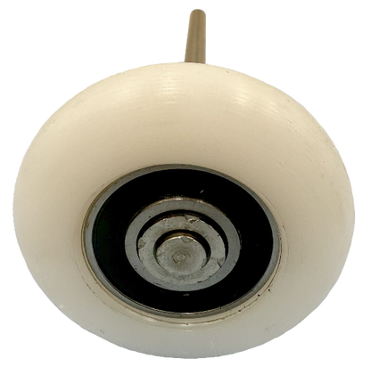 Commercial replacement garage door 3" wheel white nylon roller 9" long stainless steel stem 3