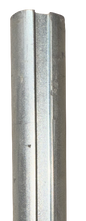 1" x 17'7" solid keyed shaft for commercial applications suspends torsion springs & cable drums