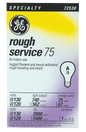 Replacement garage door operator bulb, 75 watt, rough service frosted light bulbs