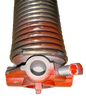 Garage door spring tempered steel aluminum cones steel set screw .234 inside diameter 2" length 28"R