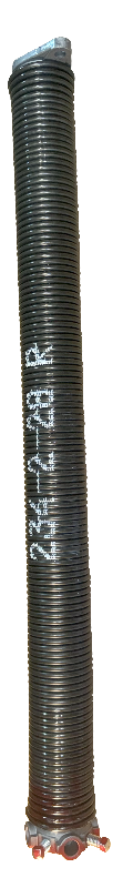 Garage door spring tempered steel aluminum cones steel set screw .234 inside diameter 2" length 28"R