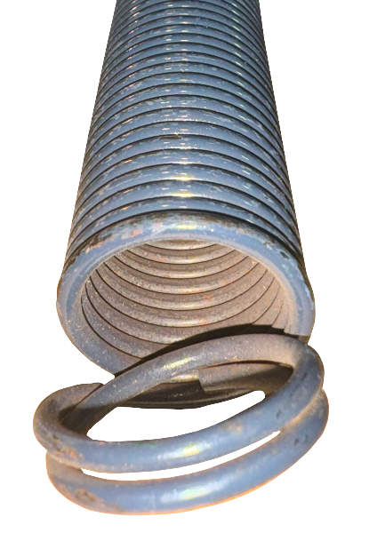 Residential replacement extension spring used on old style full panel 7' garage doors (60lbs, Brown)