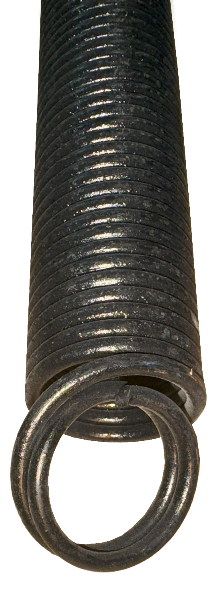 Residential replacement extension spring used on old style full panel 7' garage doors (80lbs, Gold)