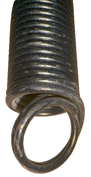 Residential replacement extension spring used on old style full panel 7' garage doors (160lbs Brown)