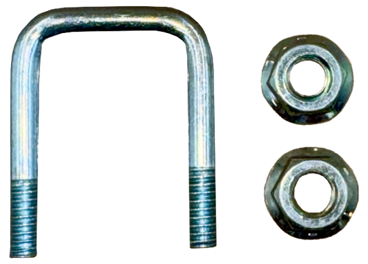 Truck/Trailer roll-up door 1-1/2" U-bolt anchor used for attaching cables to bottom of roll-up door