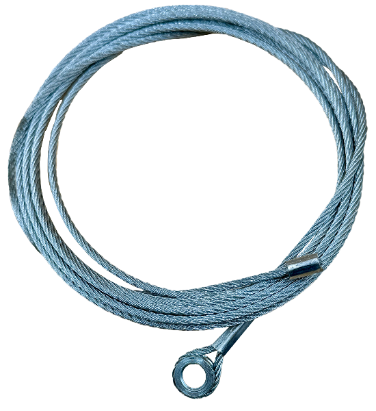 Truck/Trailer roll-up door replacement door cable 110" match existing cable length to product 1