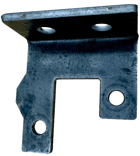 Whiting balancer mounting bracket open face with square shaped notch fit balancer assembly shaft 1